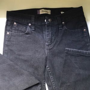 Black Wrangler jeans
